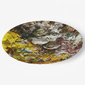 Assiettes En Carton Palette de l'artiste #1 (Angle)