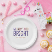 Assiettes En Carton Palette Ultra Violette Noël (Fête)