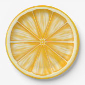 Assiettes En Carton Palm Beach Orange Slice Citrus Party (Devant)