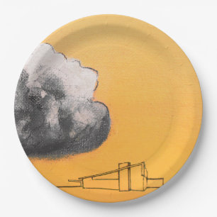 Assiettes En Carton Palm Springs Alexander Storm Cloud approchant Din