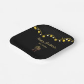 Assiettes En Carton Palmiers String Lights Tropical Birthday Party (Angulaire)