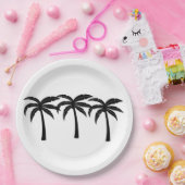 Assiettes En Carton Palmiers tropicaux (Fête)