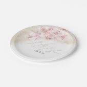 Assiettes En Carton Pampas Grass Baby in Bloom Baby shower (Angle)