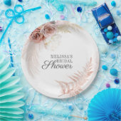 Assiettes En Carton Pampas Grass Tan Bridal Shower (Fête)