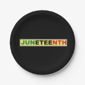 Assiettes En Carton Pan-Africain, 19e ronde classique (Devant)