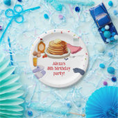 Assiettes En Carton Pancakes et pyjamas Petite fête (Fête)