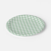 Assiettes En Carton Pancarte Pastel Green (Angle)