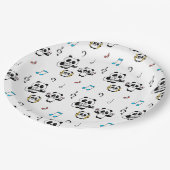 Assiettes En Carton Panda Band - 1000Pandas par Amanda Roos (Angle)