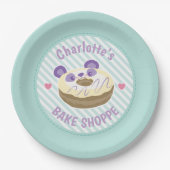 Assiettes En Carton Panda Donut Bake Shop (Devant)