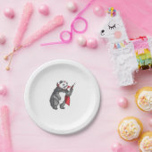 Assiettes En Carton Panda Halloween Vampire infirmière T-shirt surdime (Fête)