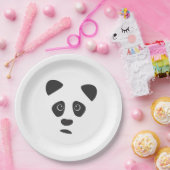 Assiettes En Carton Panda triste (Fête)