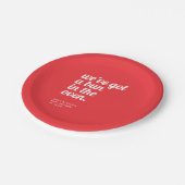 Assiettes En Carton Panier Dans Le Four Moderne Minimal Baby shower Ro (Angle)