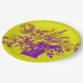 Assiettes En Carton Panier Jaune (Angle)