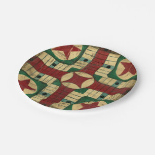 Assiettes En Carton Panneau antique de jeu de Parcheesi par le