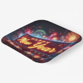 Assiettes En Carton Panneau d'affichage Nouvel An (Angulaire)