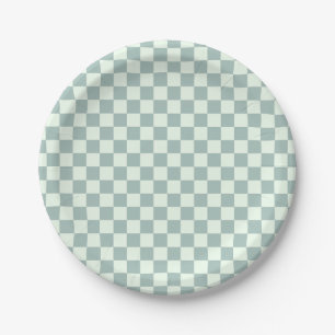 Assiettes En Carton Panneau de configuration Opal et Honeydew