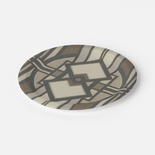 Assiettes En Carton Panneau Déco neutre I (Angle)