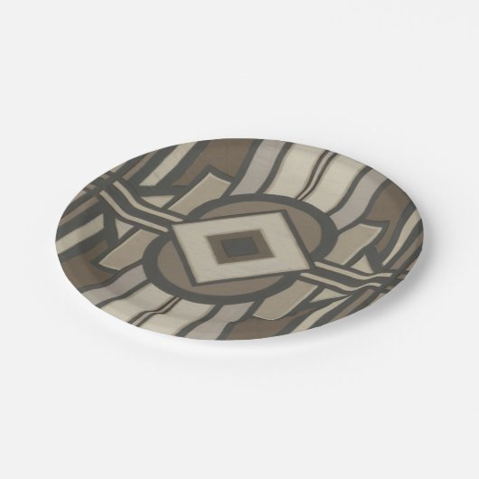 Assiettes En Carton Panneau Déco neutre II (Angle)