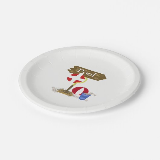 Assiettes En Carton Panneau Pool (Angle)