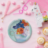 ASSIETTES EN CARTON PANNEAUX DANS UNE PLAQUE DE PAPIER DE TEACUP (Fête)