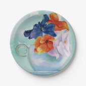 ASSIETTES EN CARTON PANNEAUX DANS UNE PLAQUE DE PAPIER DE TEACUP (Devant)