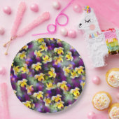 Assiettes En Carton Panneaux d'aquarelle Abstraits (Fête)