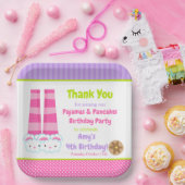 Assiettes En Carton Panneaux de lapin Pyjamas & Pancakes Fête d'annive (Fête)