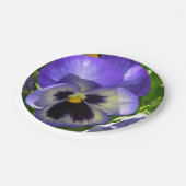 Assiettes En Carton Pansies (Angle)