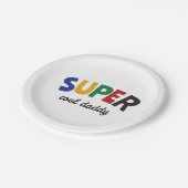 Assiettes En Carton Papa super cool (Angle)