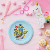 Assiettes En Carton Papa, vous êtes mon super héros (Fête)