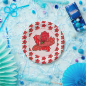 Assiettes En Carton Pape Patchworkmohn (Fête)
