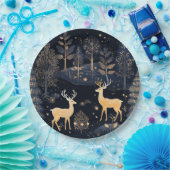 Assiettes En Carton Paper Plate-Christmas Tableware (Fête)