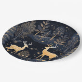 Assiettes En Carton Paper Plate-Christmas Tableware (Angle)