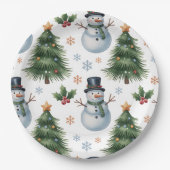 Assiettes En Carton Paper Plate-Christmas Tableware (Devant)