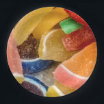 Assiettes En Carton Paper Plate for Kids' Birthday Party/Celebration<br><div class="desc">The image of colorful Jellied Fruit Slices cover these paper plates.</div>