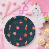 Assiettes En Carton paper plate HO HO HO (Fête)