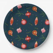 Assiettes En Carton paper plate HO HO HO (Devant)