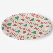 Assiettes En Carton paper plate HO  HO  HO (Angle)