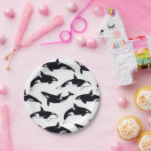 Assiettes En Carton paper plate orca (Fête)