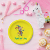 Assiettes En Carton Paper Plates, April fool's Day Clown  (Fête)