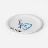 Assiettes En Carton Paper Plates Dentist Teeth  (Angle)
