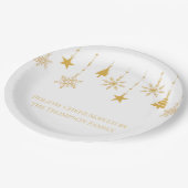 Assiettes En Carton Paper Plates – Holiday Celebration Tableware (Angle)
