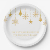 Assiettes En Carton Paper Plates – Holiday Celebration Tableware (Devant)