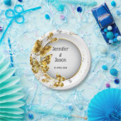 Assiettes En Carton Papier à Occasion spéciale Papier à Papier Or (Fête)