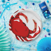 Assiettes En Carton Papier à pâte de crabe (Fête)