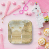 Assiettes En Carton Papier comptable du grand livre à café (Fête)