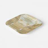 Assiettes En Carton Papier comptable du grand livre à café (Angulaire)