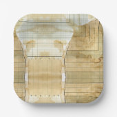 Assiettes En Carton Papier comptable du grand livre à café (Recto)