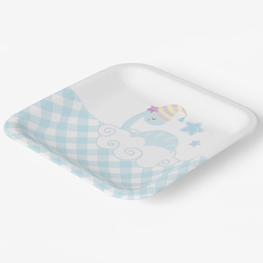 Assiettes En Carton Papier couché Dinosaur (Angulaire)