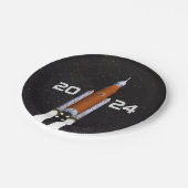 Assiettes En Carton Papier de la partie de graduation de la fusée spat (Angle)